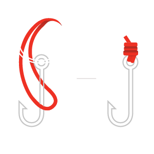 Knot fishing illustration